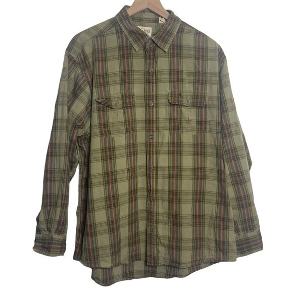 Red Head Men’s Long Sleeve Flannel Shirt – Size Large - Picture 1 of 10
